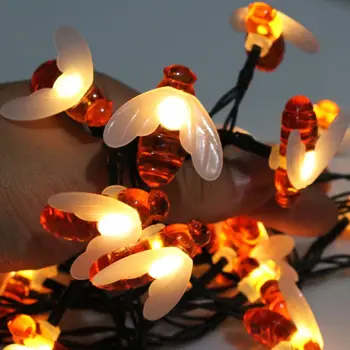 Waterproof Outdoor Home Landscape Wedding Garden Decorative Light LED Bee Solar String Light Festival Party Fairy String Lights
Waterproof Outdoor Home Landscape Wedding Garden Decorative Light LED Bee Solar String Light Festival Party Fairy String Lights