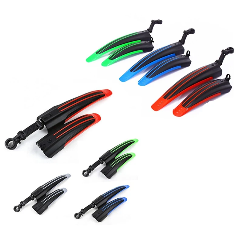 2PCS Bike Bicycle Mud Flaps MTB Splash Guard Protector Fender Mudflaps Proof Plate Set 6 Colors For 27mm-30.9mm Seat Post | Спорт и
