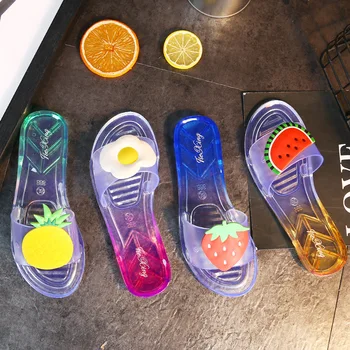 Women Slippers Summer Fruit Strawberry Cartoon Women's Sandals Slippers Crystal Shoes Woman Beach Sandals Flat Female Shoes A-40
Women Slippers Summer Fruit Strawberry Cartoon Women's Sandals Slippers Crystal Shoes Woman Beach Sandals Flat Female Shoes A-40