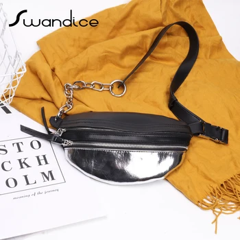 Real Genuine Leather Chain Chest Waist Bum Belt Bags Fanny Packs Crossbody Messenger Shoulder Bags Women Female Handbags Purses
Real Genuine Leather Chain Chest Waist Bum Belt Bags Fanny Packs Crossbody Messenger Shoulder Bags Women Female Handbags Purses