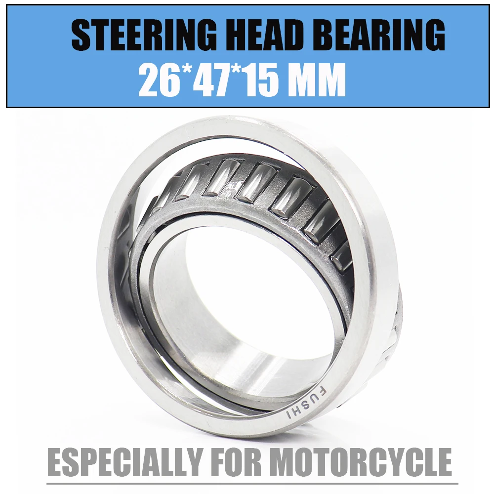 

26*47*15 mm 1PC Steering Head Bearing 264715 Tapered Roller Motorcycle Bearings For Honda 600 SWT Scooter
