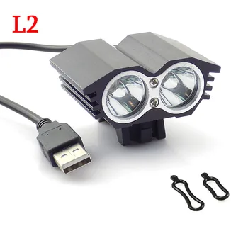 USB 2 XM-L L2 Led Bike Light Headlight LED Bicycle Light Waterproof 3 Mode Head Front Lights Lamp for Cycling Riding Camping
USB 2 XM-L L2 Led Bike Light Headlight LED Bicycle Light Waterproof 3 Mode Head Front Lights Lamp for Cycling Riding Camping