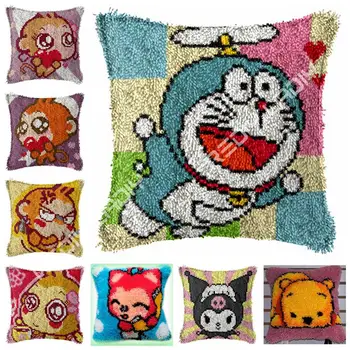 Latch Hook Kit Cartoon Monkey Cushion Cover Pre-Printed Color Canvas Crocheting Art & Crafts Pillow Case Sofa Pillows Home Decor
Latch Hook Kit Cartoon Monkey Cushion Cover Pre-Printed Color Canvas Crocheting Art & Crafts Pillow Case Sofa Pillows Home Decor