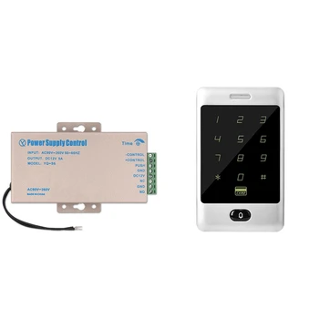 1pcs DC 12V 5A Access Control Power Supply AC 90-260V & 1pcs RFID Waterproof Access Control with Press Metal Keypad
1pcs DC 12V 5A Access Control Power Supply AC 90-260V & 1pcs RFID Waterproof Access Control with Press Metal Keypad