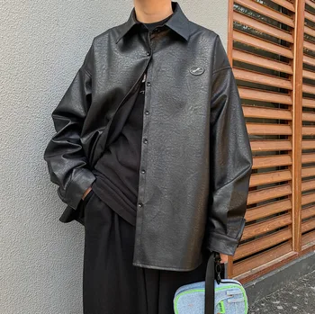 2020 Spring And Autumn New Men's Solid Color Korean Version Of The Wild PU Leather Jacket Fashion Casual Loose Jacket Coat Black
2020 Spring And Autumn New Men's Solid Color Korean Version Of The Wild PU Leather Jacket Fashion Casual Loose Jacket Coat Black