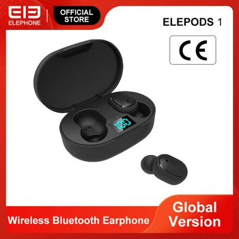 ELEPHONE ELEPODS 1 TWS Earphone LED Display Wireless Bluetooth Earphone Voice control Bluetooth 5.0 Noise Reduction Tap Control
ELEPHONE ELEPODS 1 TWS Earphone LED Display Wireless Bluetooth Earphone Voice control Bluetooth 5.0 Noise Reduction Tap Control