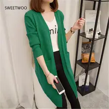 Mid-length Cardigan Sweater Women Long-sleeved Jacket Autumn Winter 2021 Women's solid color Large Size Cardigan Sweaters
Mid-length Cardigan Sweater Women Long-sleeved Jacket Autumn Winter 2021 Women's solid color Large Size Cardigan Sweaters