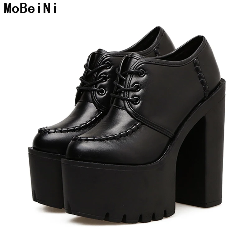 Women Pumps 2018 Spring Autumn Women High Heels Shoes Fashion Thick High Heels Women Platform Lace Shoes Pumps Black Lady Shoes
Women Pumps 2018 Spring Autumn Women High Heels Shoes Fashion Thick High Heels Women Platform Lace Shoes Pumps Black Lady Shoes