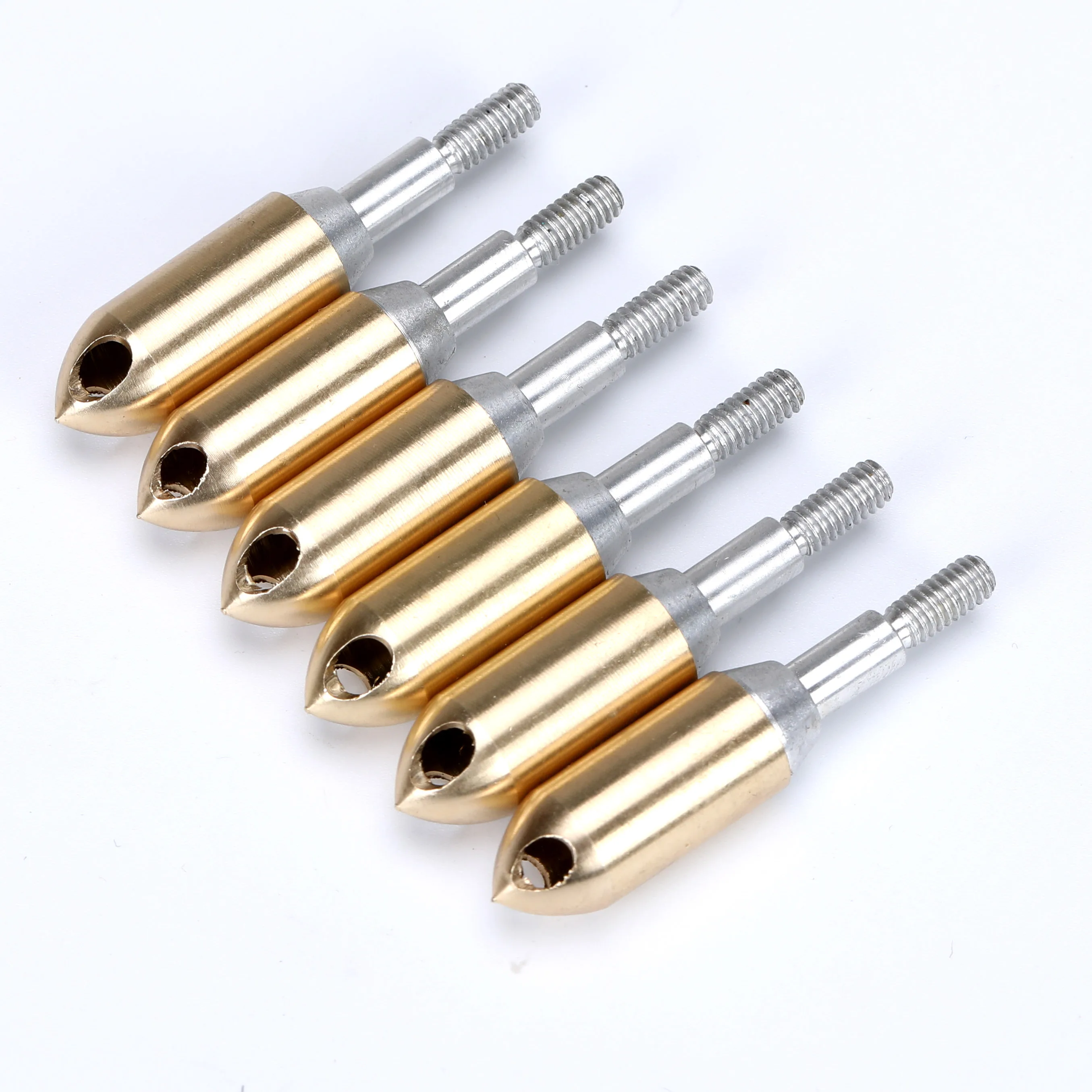 DIY 6Pcs Arrowheads Field Point Whistle Broadhead Copper Arrowhead For Hunting Arrow Composite back-bucking Universal 6.2 bore
DIY 6Pcs Arrowheads Field Point Whistle Broadhead Copper Arrowhead For Hunting Arrow Composite back-bucking Universal 6.2 bore