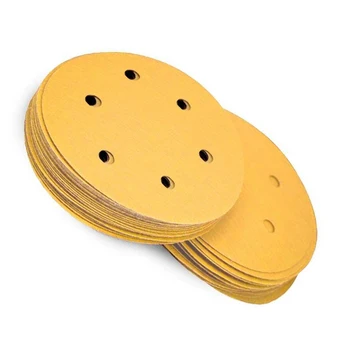 100pcs 6inches1 50mm 6 Holes Alumina Particles Hook Loop Sandpapers 240 Grit Sanding Papers Abrasive Tools
100pcs 6inches1 50mm 6 Holes Alumina Particles Hook Loop Sandpapers 240 Grit Sanding Papers Abrasive Tools