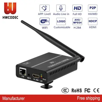 HWCODEC H8110WP HDMI Encoder H.264 Encoder 1080P 60FPS IP Video Encoder RTSP RTMP UDP HTTP RTMPS IPTV Encoder for Live Streaming
HWCODEC H8110WP HDMI Encoder H.264 Encoder 1080P 60FPS IP Video Encoder RTSP RTMP UDP HTTP RTMPS IPTV Encoder for Live Streaming