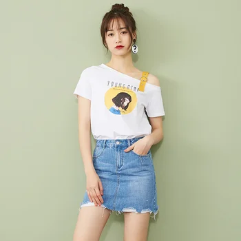 IEF Spring Summer Fashion Women Set Short Sleeves Tops Female T Shirt and Jeans Short Style Skirt 0224A-D11443-
IEF Spring Summer Fashion Women Set Short Sleeves Tops Female T Shirt and Jeans Short Style Skirt 0224A-D11443-