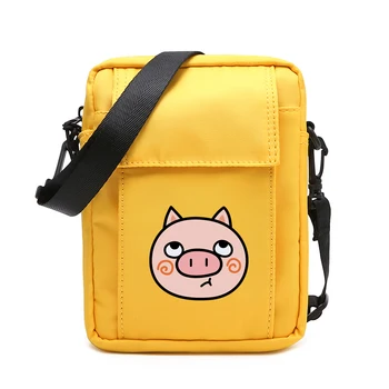 JANE'S LEATHER Cute Cartoon Pig Print Women Men Messenger Crossbody Bags Fashion Oxford Waterproof Girl Boy Couples Shoulder Bag 
JANE'S LEATHER Cute Cartoon Pig Print Women Men Messenger Crossbody Bags Fashion Oxford Waterproof Girl Boy Couples Shoulder Bag