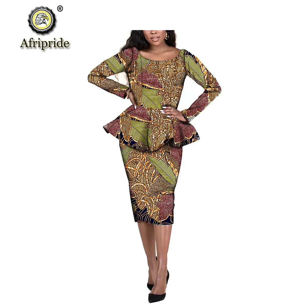 African Clothing for Women Dashiki Printed Shirts + Ankara Skirts 2 Pieces Set O-Neck Long Sleeve Tops Outfit AFRIPRIDE S1926033
African Clothing for Women Dashiki Printed Shirts + Ankara Skirts 2 Pieces Set O-Neck Long Sleeve Tops Outfit AFRIPRIDE S1926033