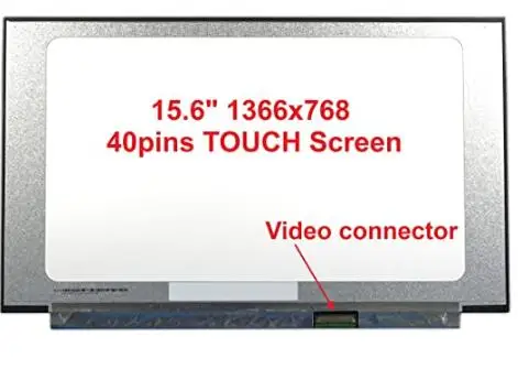 15.6 inch Screen Compatible with 15-DY0013DX, Pavilion 15-CS2010NR, 15-CS0051WM 15-CS2013MS fit N156BGN-E43, NT156WHM-T03
15.6 inch Screen Compatible with 15-DY0013DX, Pavilion 15-CS2010NR, 15-CS0051WM 15-CS2013MS fit N156BGN-E43, NT156WHM-T03