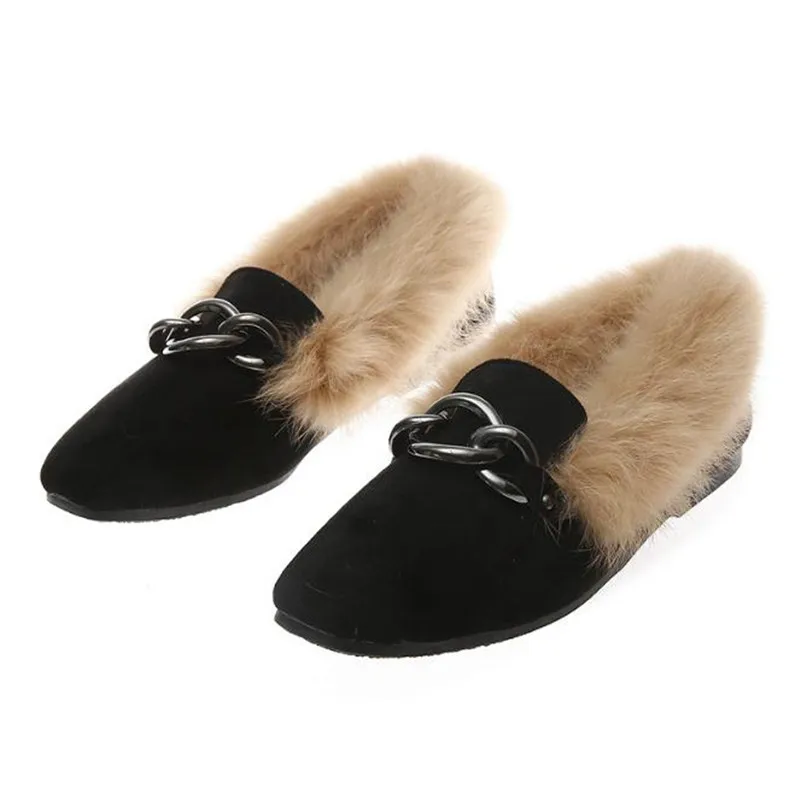 Fashion small size winter women's shoes Plush warm flat shoes black casual Large size shoes Boat shoes Loafers Flats size 33-43 
Fashion small size winter women's shoes Plush warm flat shoes black casual Large size shoes Boat shoes Loafers Flats size 33-43