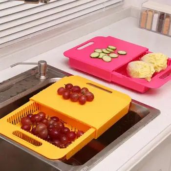 Multifunction 3 in 1 Chopping Kitchen Drain Cutting Board Slide Chopping Block Detachable Folding Basket Sink Washing Racks
Multifunction 3 in 1 Chopping Kitchen Drain Cutting Board Slide Chopping Block Detachable Folding Basket Sink Washing Racks