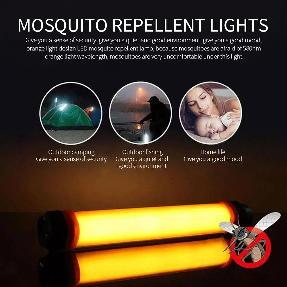 3 Mode Powerful Torch Camping Light Waterproof Mosquito Repellent Light Power bank USB Rechargeable With Magnet SOS Flashlight
3 Mode Powerful Torch Camping Light Waterproof Mosquito Repellent Light Power bank USB Rechargeable With Magnet SOS Flashlight