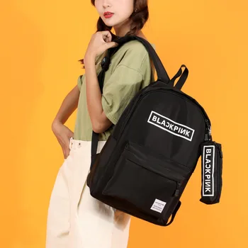 5 Piece Set Blackpink Backpack Women School Bags for Girls Teenage Bagpack College Wind Leisure Back Pack Big Oxford Backbag New
5 Piece Set Blackpink Backpack Women School Bags for Girls Teenage Bagpack College Wind Leisure Back Pack Big Oxford Backbag New