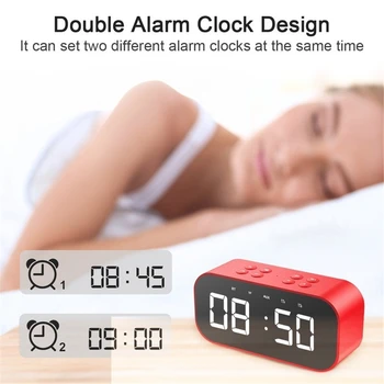 Multifunction Wireless Bluetooth Speakers with Clock Home Mini LED Display Digital Table Alarm Clock for Office Bedroom
Multifunction Wireless Bluetooth Speakers with Clock Home Mini LED Display Digital Table Alarm Clock for Office Bedroom