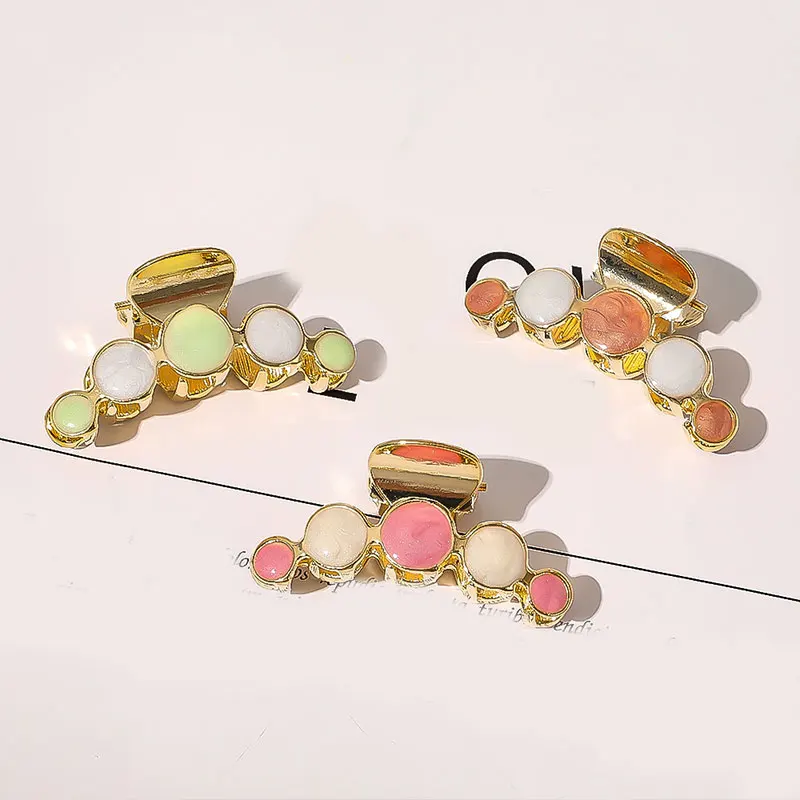Geometric Hairpin Hair Accessories Imitation Pearl Barrettes Candy Color Washing Face Hair Clip Top Gripper Alloy Hair Claw
Geometric Hairpin Hair Accessories Imitation Pearl Barrettes Candy Color Washing Face Hair Clip Top Gripper Alloy Hair Claw