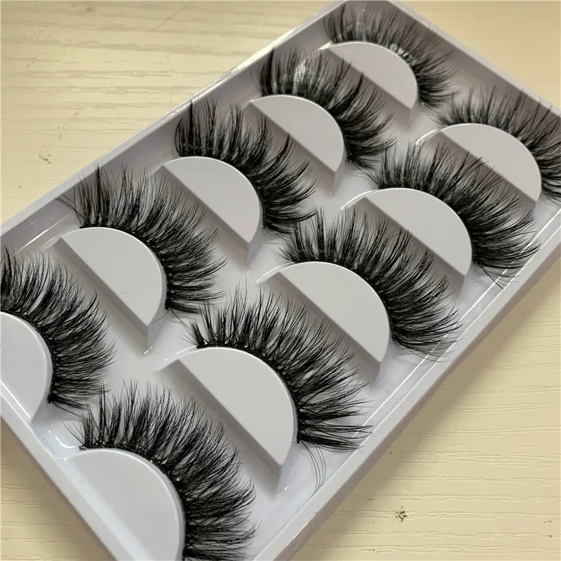 5 Pairs 3D Mink Lashes Natural Thick Soft False Fake Eyelashes Black Soft Long Eyelash Hand-made Eye Lashes Makeup Extension
5 Pairs 3D Mink Lashes Natural Thick Soft False Fake Eyelashes Black Soft Long Eyelash Hand-made Eye Lashes Makeup Extension