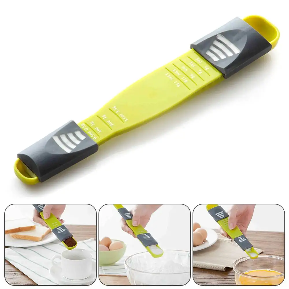 Measuring Cup Double End Eight Stalls Adjustable Scale Measuring Spoons Metering Spoon Baking Tool Kitchen Accessories
Measuring Cup Double End Eight Stalls Adjustable Scale Measuring Spoons Metering Spoon Baking Tool Kitchen Accessories