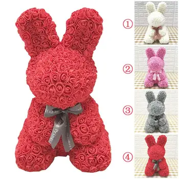 Rose Rabbit PE Girlfriend Toy Valentine'S Day Wedding Artificial Rose Rabbit Dolls Decorations Gift Simulated Lovely Romantic
Rose Rabbit PE Girlfriend Toy Valentine'S Day Wedding Artificial Rose Rabbit Dolls Decorations Gift Simulated Lovely Romantic