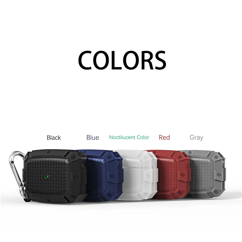 2020 For Airpods 3 Charging Box Case Cool Hero Armor Case for Airpods Pro Case Full Protection Shockproof Earphone Cover Shell
2020 For Airpods 3 Charging Box Case Cool Hero Armor Case for Airpods Pro Case Full Protection Shockproof Earphone Cover Shell