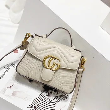 Korean Version of The Full-Grain Leather Ladies Square Sling Bag 2020 New Litchi Pattern Women's Leather Bags Shoulder Bag BA182
Korean Version of The Full-Grain Leather Ladies Square Sling Bag 2020 New Litchi Pattern Women's Leather Bags Shoulder Bag BA182