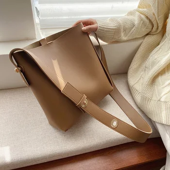 Burminsa Korean Style Wide Strap Bucket Shoulder Bags Women 2 Sets Purses and Handbags Fmmale Large Capacity Crossbody Bags 2020
Burminsa Korean Style Wide Strap Bucket Shoulder Bags Women 2 Sets Purses and Handbags Fmmale Large Capacity Crossbody Bags 2020