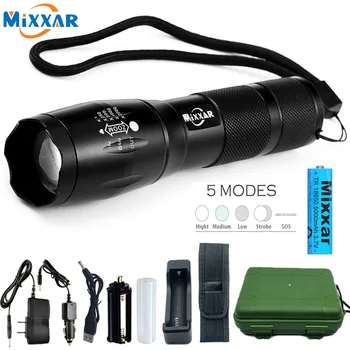 ZK5 torch T6/L2/V6 Zoomable Rechargeable Led Flashlight waterproof Torch bicycle light lanterna Ultra Bright for camping
ZK5 torch T6/L2/V6 Zoomable Rechargeable Led Flashlight waterproof Torch bicycle light lanterna Ultra Bright for camping