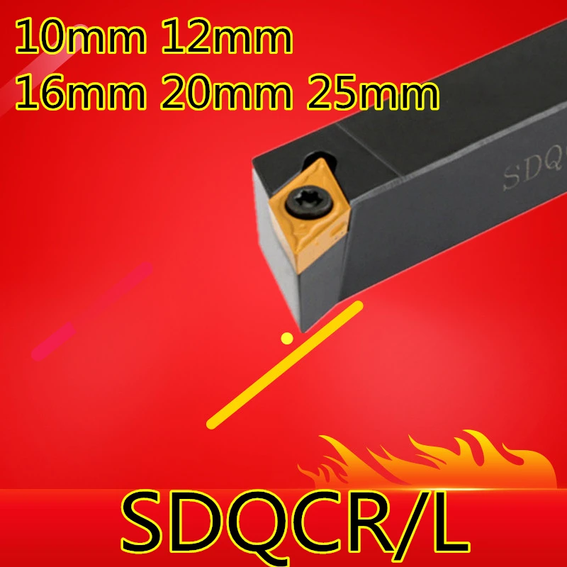SDQCR1010H07 SDQCR1212H07 SDQCR1212H11 SDQCR1616H11 SDQCR2020K11 SDQCR2525M11 S SDQCL CNC External Lathe tools 
SDQCR1010H07 SDQCR1212H07 SDQCR1212H11 SDQCR1616H11 SDQCR2020K11 SDQCR2525M11 S SDQCL CNC External Lathe tools