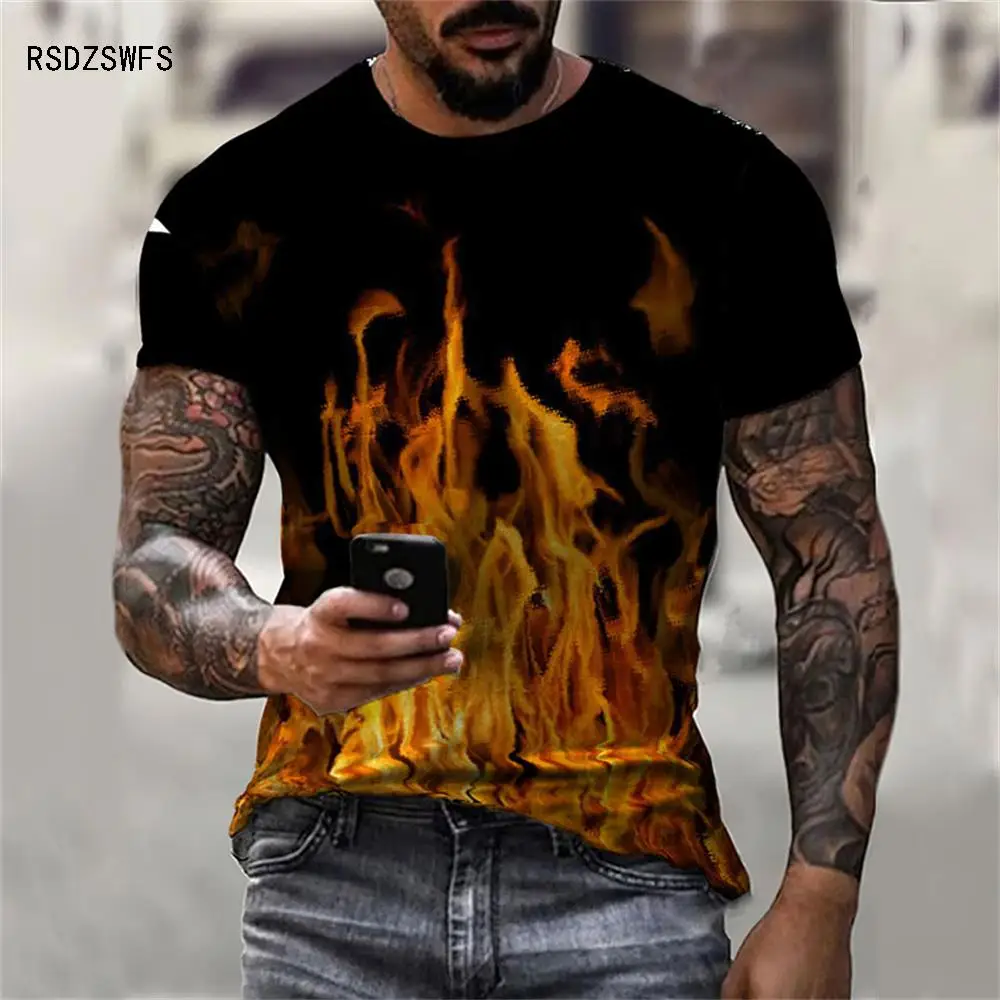 2021 New Flame Men'S T-Shirt Summer Fashion Short Sleeve 3D Tops Smoke Element T Shirt Trendy Child Boy Girl Kids Tshirt Tees
2021 New Flame Men'S T-Shirt Summer Fashion Short Sleeve 3D Tops Smoke Element T Shirt Trendy Child Boy Girl Kids Tshirt Tees