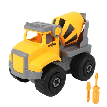 Disassembly Assembly Engineering Car Tractor Toy Truck Model Toy Vehicles Building Block Kids Toy Gift Christmas Gift(Mixer)
Disassembly Assembly Engineering Car Tractor Toy Truck Model Toy Vehicles Building Block Kids Toy Gift Christmas Gift(Mixer)