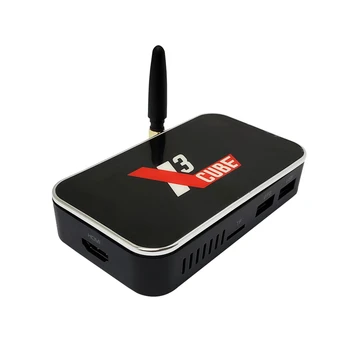 X3 CUBE Amlogic S905X3 TV Box Android 9.0 TV Box Set Top Box 2.4G/5G WiFi 1000M 4K (EU Plug,2+16G)
X3 CUBE Amlogic S905X3 TV Box Android 9.0 TV Box Set Top Box 2.4G/5G WiFi 1000M 4K (EU Plug,2+16G)