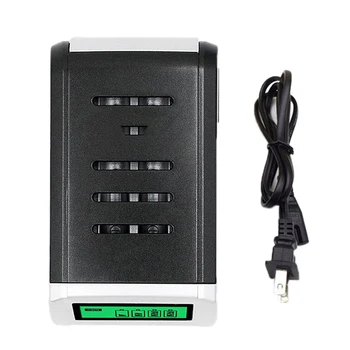 4 Slots Intelligent Battery Charger For AA /AAA NiCd NiMh Rechargeable Batteries EU/US/UK Plug With digital LCD Universal 
4 Slots Intelligent Battery Charger For AA /AAA NiCd NiMh Rechargeable Batteries EU/US/UK Plug With digital LCD Universal