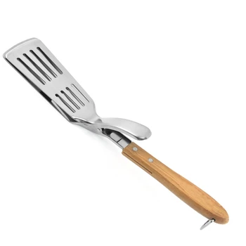 2 in 1 BBQ Tong Spatula Stainless Steel Spatula Tongs with Extra Long Handle for Grilling Outdoor Durable Kitchen Cooking Turner
2 in 1 BBQ Tong Spatula Stainless Steel Spatula Tongs with Extra Long Handle for Grilling Outdoor Durable Kitchen Cooking Turner