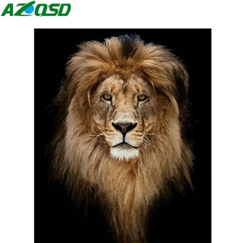 AZQSD Oil Painting By Numbers Lion DIY Unframe Art Figure Drawing 50x40cm Pictures By Numbers Animal Home Decoration
AZQSD Oil Painting By Numbers Lion DIY Unframe Art Figure Drawing 50x40cm Pictures By Numbers Animal Home Decoration