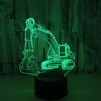 7 Colors Changing 3D Modelling Excavator Led Night Light Touch Button Usb Baby Bedroom Sleep Luminaria Container Vase Desk Lamp
7 Colors Changing 3D Modelling Excavator Led Night Light Touch Button Usb Baby Bedroom Sleep Luminaria Container Vase Desk Lamp