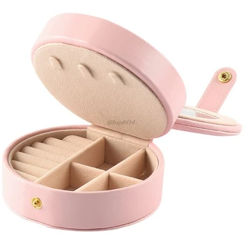 Simple Creative Portable Three-layer Jewelry Box Earring Ring Bracelet Storage Place Detachable Multipurpose Round Finishing Box
Simple Creative Portable Three-layer Jewelry Box Earring Ring Bracelet Storage Place Detachable Multipurpose Round Finishing Box