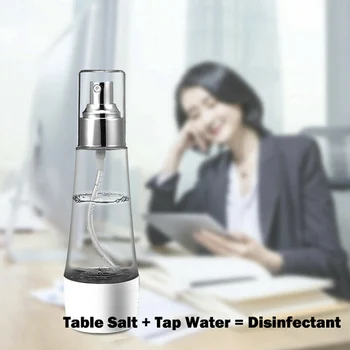 Portable Disinfection Liquid Making Machine Non-toxic Harmless Self-made Spray Maker For Home Office Work Outdoor Travel 
Portable Disinfection Liquid Making Machine Non-toxic Harmless Self-made Spray Maker For Home Office Work Outdoor Travel