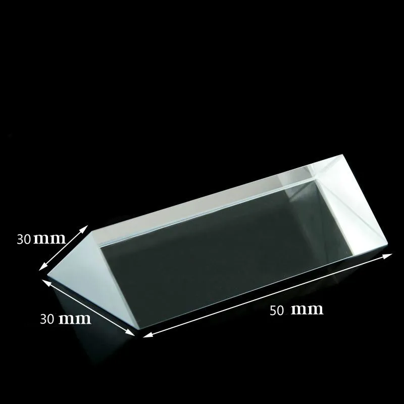 30*30*50mm/1.18*1.18*1.96in Optical Glass Triangular Lsosceles K9 Prism With Reflecting Film Optics
30*30*50mm/1.18*1.18*1.96in Optical Glass Triangular Lsosceles K9 Prism With Reflecting Film Optics