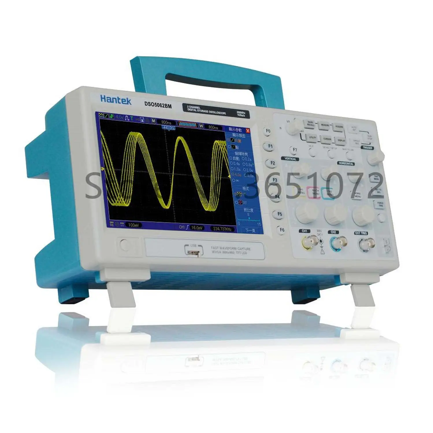 DSO5062BM Digital Storage Oscilloscope 1GSa/s, 60MHz, 2M Memory, 2GB Flash, Video Help
DSO5062BM Digital Storage Oscilloscope 1GSa/s, 60MHz, 2M Memory, 2GB Flash, Video Help