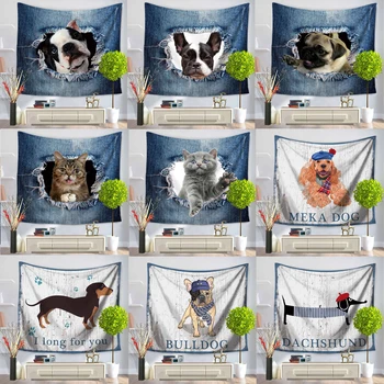 Decor Mandala Tapestry Dog Cat Pattern Wall Hanging Hippie Throw Bohemian Dorm Bedspread Table Cloth Curtain
Decor Mandala Tapestry Dog Cat Pattern Wall Hanging Hippie Throw Bohemian Dorm Bedspread Table Cloth Curtain