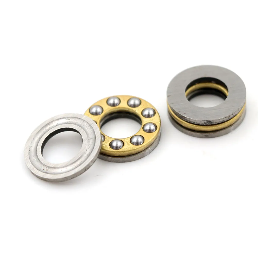 Acero inoxidable con arandelas 2 pzas. sourcing map Rodamientos axiales de bolas en miniatura 8x16x5 mm f8-16m