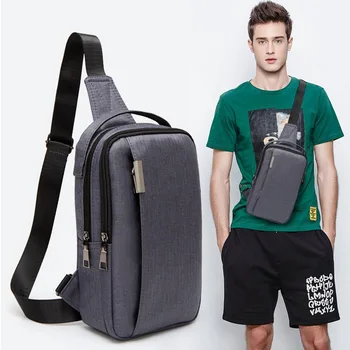 2019 New Men Male Leisure Sling Chest Pack Crossbody Bags Messenger Canvas USB Charging Leather Bags Handbag Shoulder Bags 
2019 New Men Male Leisure Sling Chest Pack Crossbody Bags Messenger Canvas USB Charging Leather Bags Handbag Shoulder Bags