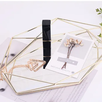 Organizer Storage Tray Nordic Style Hexagon Cosmetics Jewelry Plate Iron Home Decor Desktop Three-dimensional Kitchen Geometry
Organizer Storage Tray Nordic Style Hexagon Cosmetics Jewelry Plate Iron Home Decor Desktop Three-dimensional Kitchen Geometry