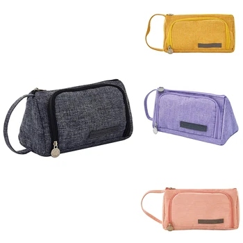 ANGOO Large Capacity Pencil Case Durable Student Pen Holder Organizer Stationery Makeup Cosmetic Pouch 
ANGOO Large Capacity Pencil Case Durable Student Pen Holder Organizer Stationery Makeup Cosmetic Pouch