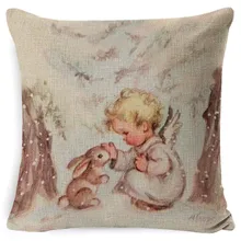 1Pcs 45x45cm Cartoon Elk And Rabbit Cushion Cover For Sofa Linen Pillowcase Pillows Covers For Christmas Home Bedroom Decoration
1Pcs 45x45cm Cartoon Elk And Rabbit Cushion Cover For Sofa Linen Pillowcase Pillows Covers For Christmas Home Bedroom Decoration